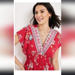 Maurices, Large, Floral Smocked Skater Dress